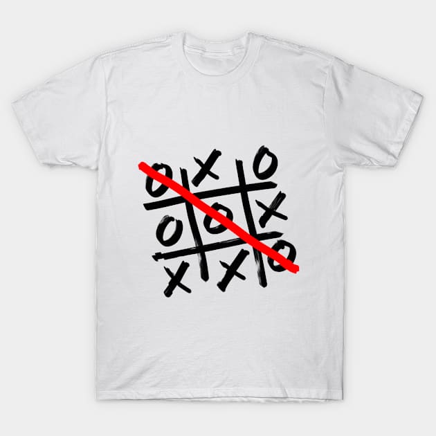 Tic TacToe T-Shirt by INKUBATUR